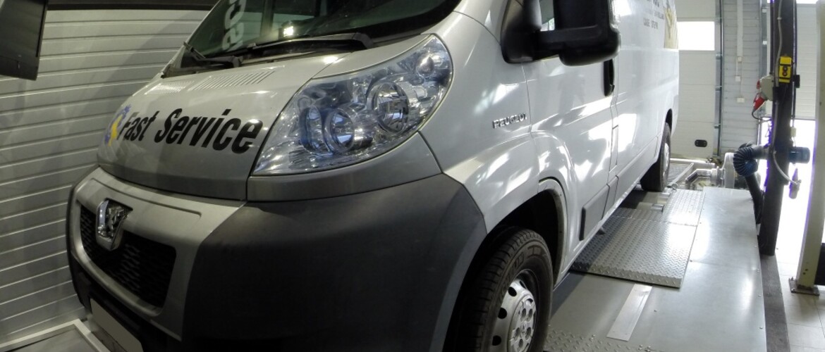 Chip tuning Peugeot Boxer 2.2d 100 KM  Visteon +27 KM oraz 70 Nm