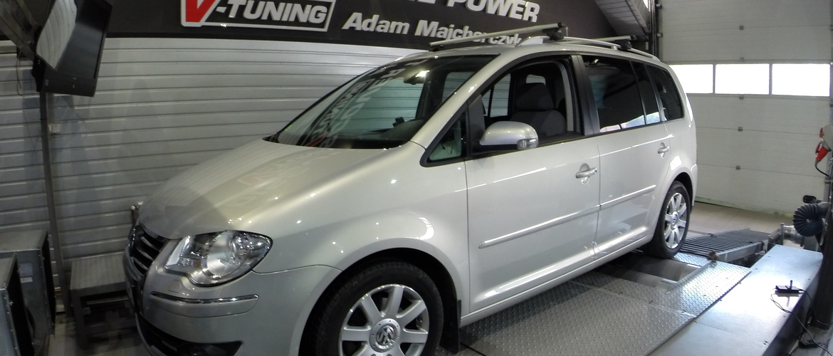 Chip Tuning Volkswagen Touran 2.0 TDI 140 KM + 26 KM i + 86 Nm
