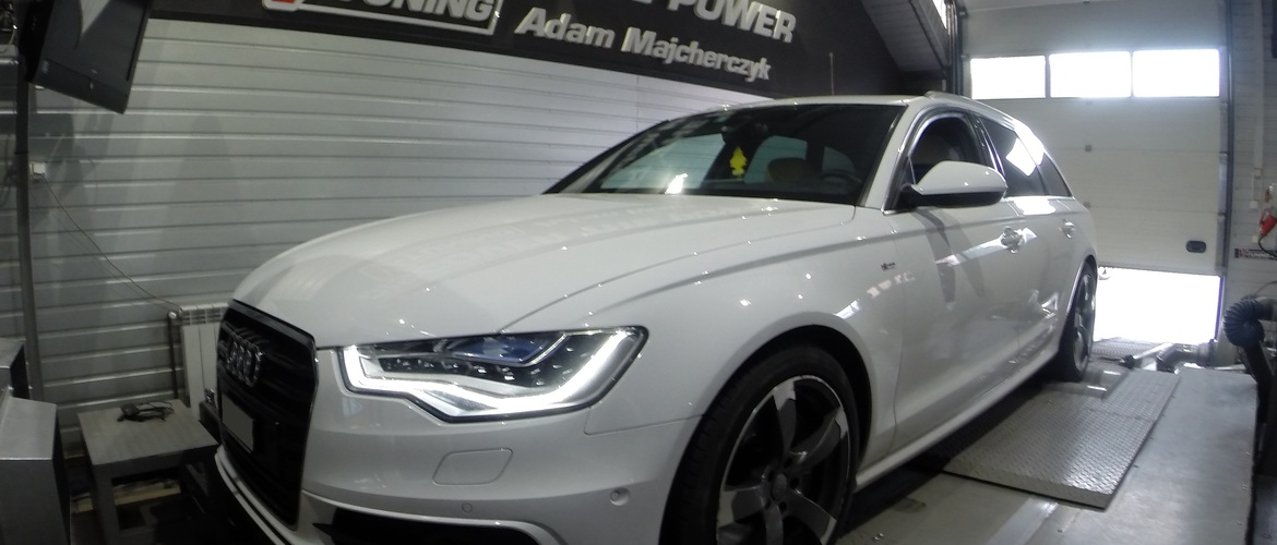 Chip Tuning Audi A6 C7 3.0 BiTDI 313 KM + 91 KM + 143 Nm