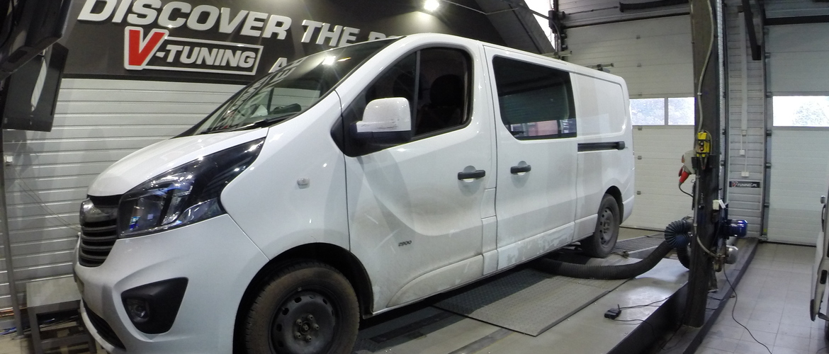 Chip Tuning Opel Vivaro B 1.6 BiT 120KM + 48 KM + 64 Nm